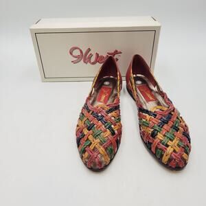 L.J. Simone Rainbow Brazilian Leather Sandals Sz 8 M Huaraches